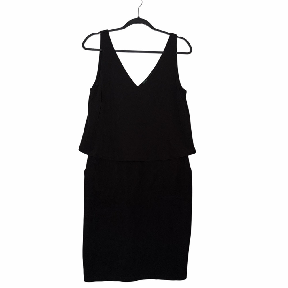Ralph Lauren Layered Sleeveless Sheath Dress Size Medium - Picture 2 of 7